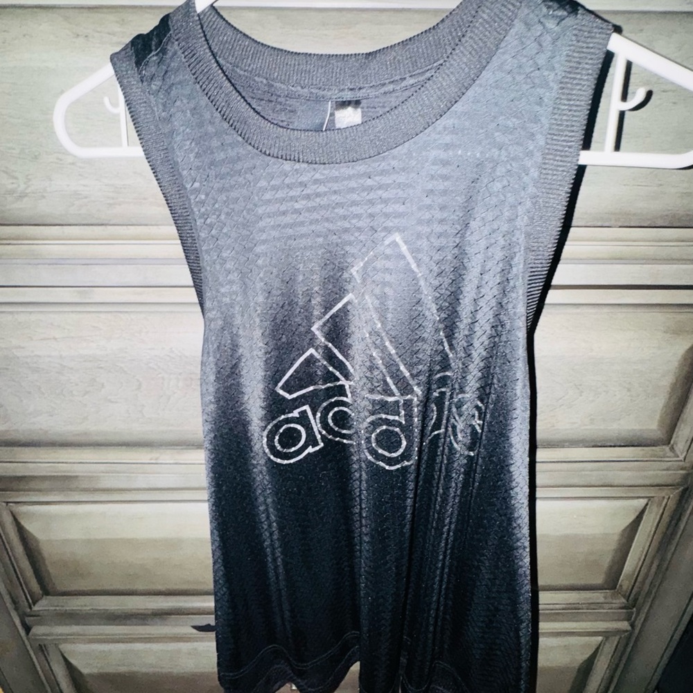 Like New Adidas Women's Black Muscle Tee